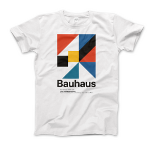 Bauhaus Modern Geometry Artwork T-Shirt - Men (Unisex) / White / S - T-Shirt