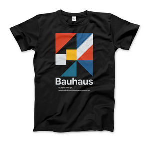 Bauhaus Modern Geometry Artwork T-Shirt - Men (Unisex) / Black / S - T-Shirt