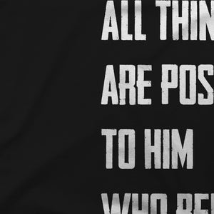 Biblical Quote - Mark 9:23 - All Things Are Possible T-Shirt - T-Shirt