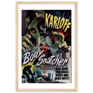 Body Snatcher - 40s Sci - Fi Horror Movie Poster Matte / 12 x 18″ (30 45cm) Wood