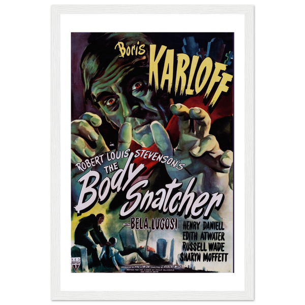 Body Snatcher - 40s Sci - Fi Horror Movie Poster Matte / 12 x 18″ (30 45cm) White