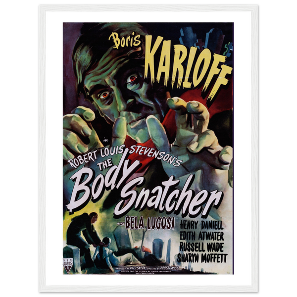 Body Snatcher - 40s Sci - Fi Horror Movie Poster Matte / 18 x 24″ (45 60cm) White