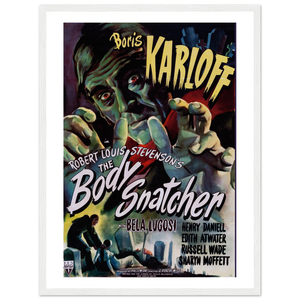 Body Snatcher - 40s Sci - Fi Horror Movie Poster Matte / 18 x 24″ (45 60cm) White