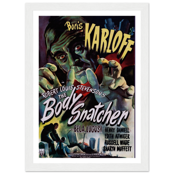 Body Snatcher - 40s Sci - Fi Horror Movie Poster Matte / 8 x 12″ (21 29.7cm) White