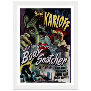 Body Snatcher - 40s Sci - Fi Horror Movie Poster Matte / 8 x 12″ (21 29.7cm) White