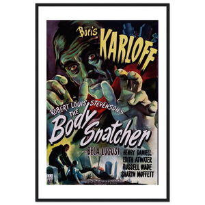 Body Snatcher - 40s Sci - Fi Horror Movie Poster Matte / 24 x 36″ (60 90cm) Black