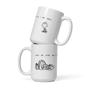 Calvin and Hobbes Best Friends Quote Mug - Mug