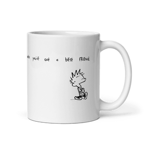 Calvin and Hobbes Best Friends Quote Mug - Mug