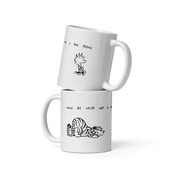 Calvin and Hobbes Best Friends Quote Mug - Mug