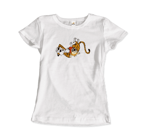 Calvin et Hobbes Dancing with Record Player T-shirt