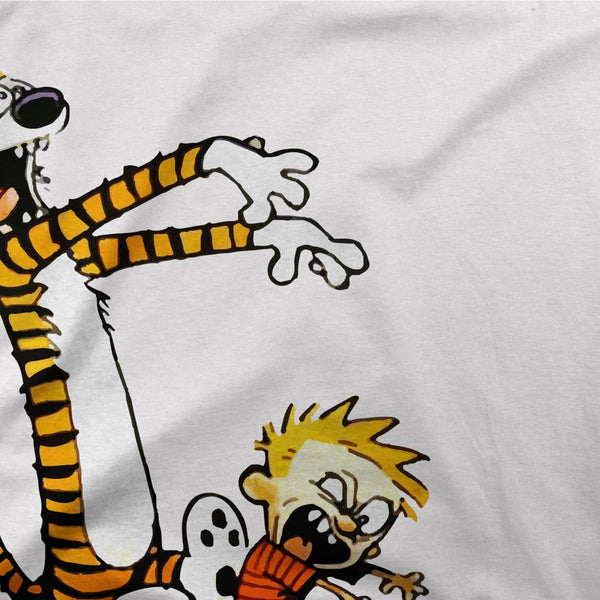 Calvin and Hobbes Playing Zombies T-Shirt - T-Shirt