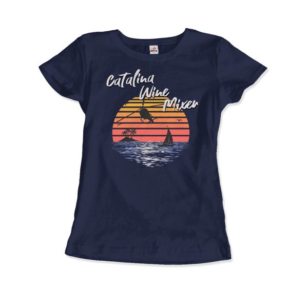 Catalina Wine Mixer Step Brothers Movie T-Shirt - Women / Navy / XL - T-Shirt