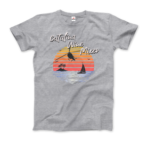 Catalina Wine Mixer, Step Brothers Movie T-Shirt - Men / Heather Grey / Small by Art-O-Rama