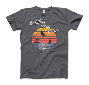 Catalina Wine Mixer, Step Brothers Movie T-Shirt - Men / Charcoal / Small by Art-O-Rama