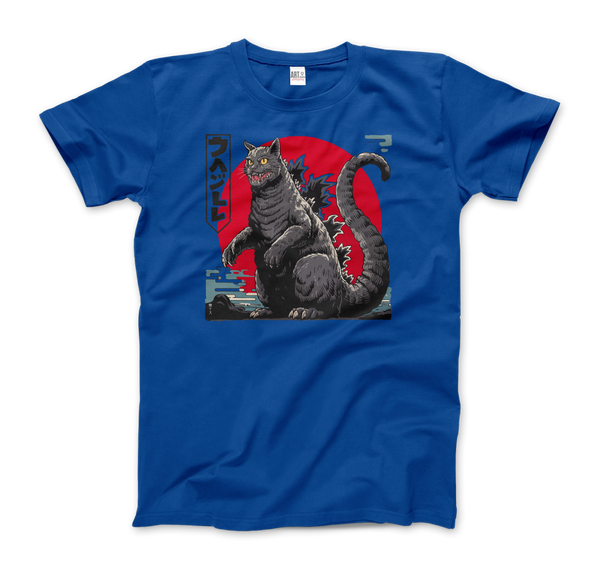 Catzilla: The Ultimate Feline T-Shirt - Men (Unisex) / Royal Blue / S - T-Shirt