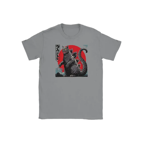 Catzilla: The Ultimate Feline T-Shirt - Youth / Heather Grey / S - T-Shirt