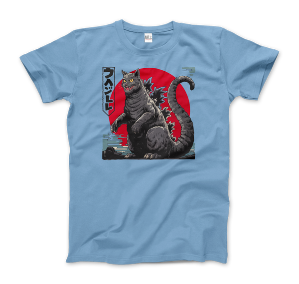 Catzilla: The Ultimate Feline T-Shirt - Men (Unisex) / Light Blue / S - T-Shirt