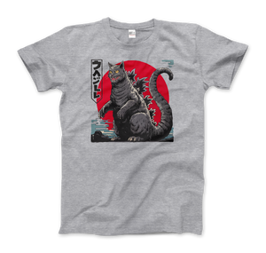 Catzilla: The Ultimate Feline T-Shirt - Men (Unisex) / Heather Grey / S - T-Shirt