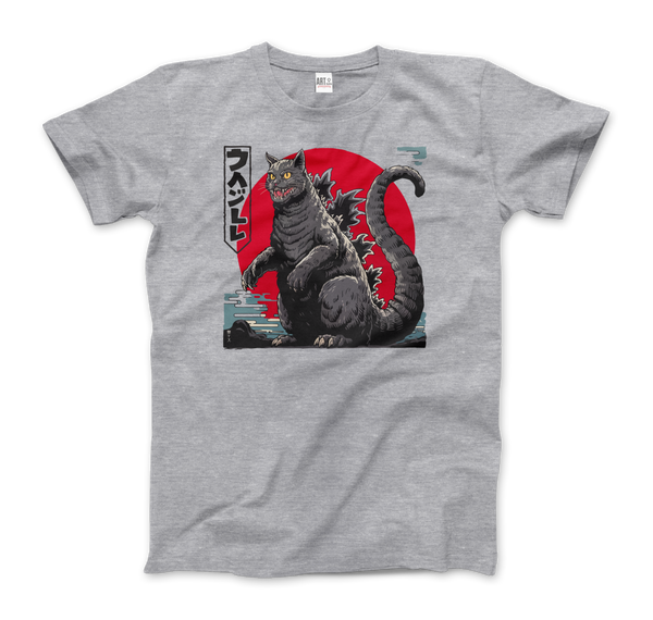 Catzilla: The Ultimate Feline T-Shirt - Men (Unisex) / Heather Grey / S - T-Shirt