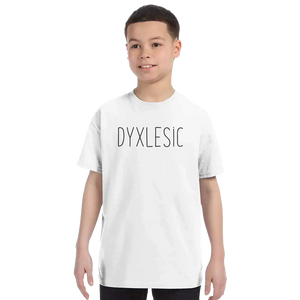 Certified Dyxlesic. Wait Dyslexic! T-Shirt - Youth / White / S - T-Shirt