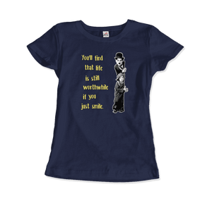 Charlie Chaplin Inspirational Quote T-Shirt