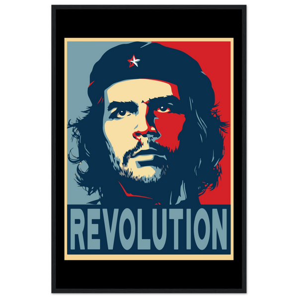 Che Guevara Revolution Hope Style Poster - Matte / 24 x 36″ (60 90cm) Black