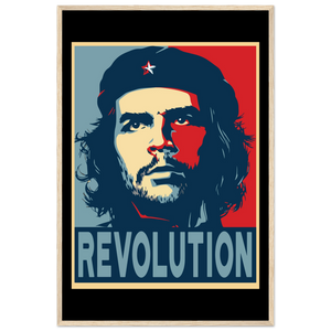 Che Guevara Revolution Hope Style Poster - Matte / 24 x 36″ (60 90cm) Wood