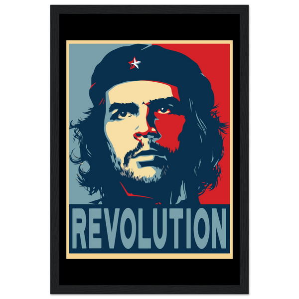 Che Guevara Revolution Hope Style Poster - Matte / 12 x 18″ (30 45cm) Black