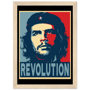 Che Guevara Revolution Hope Style Poster - Matte / 8 x 12″ (21 29.7cm) Wood