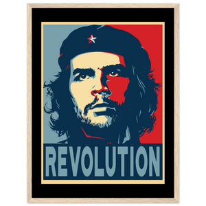 Che Guevara Revolution Hope Style Poster - Matte / 18 x 24″ (45 60cm) Wood
