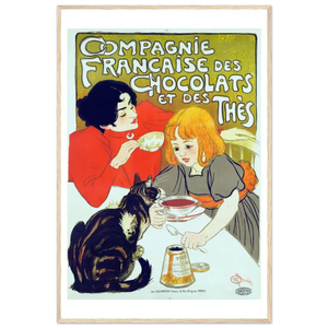 Compagnie Française des Chocolats et des Thés Artwork Poster - Matte / 24 x 36″ (60 x 90cm) / Wood - Poster