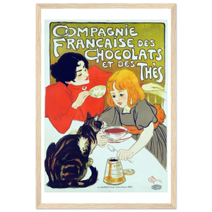 Compagnie Française des Chocolats et des Thés Artwork Poster - Matte / 12 x 18″ (30 x 45cm) / Wood - Poster