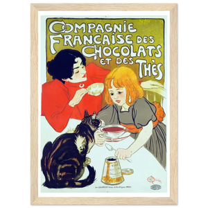 Compagnie Française des Chocolats et des Thés Artwork Poster - Matte / 8 x 12″ (21 x 29.7cm) / Wood - Poster