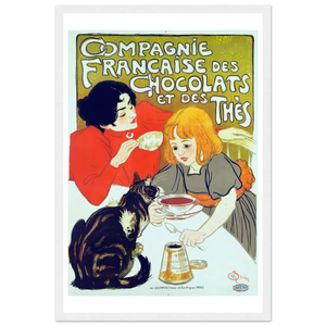 Compagnie Française des Chocolats et des Thés Artwork Poster - Matte / 12 x 18″ (30 x 45cm) / White - Poster