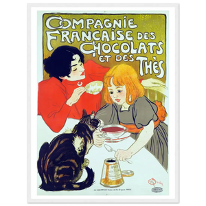 Compagnie Française des Chocolats et des Thés Artwork Poster - Matte / 18 x 24″ (45 x 60cm) / White - Poster