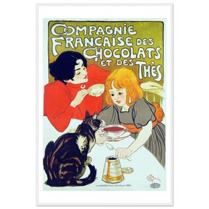 Compagnie Française des Chocolats et des Thés Artwork Poster - Matte / 24 x 36″ (60 x 90cm) / White - Poster