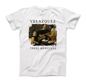 Diego Velazquez - The Three Musicians 1622 Artwork T-Shirt - Men / White / S - T-Shirt