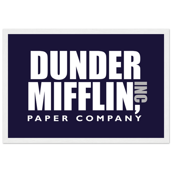 Dunder Mifflin Paper Company Inc from The Office Poster - Matte / 12 x 18″ (30 45cm) White