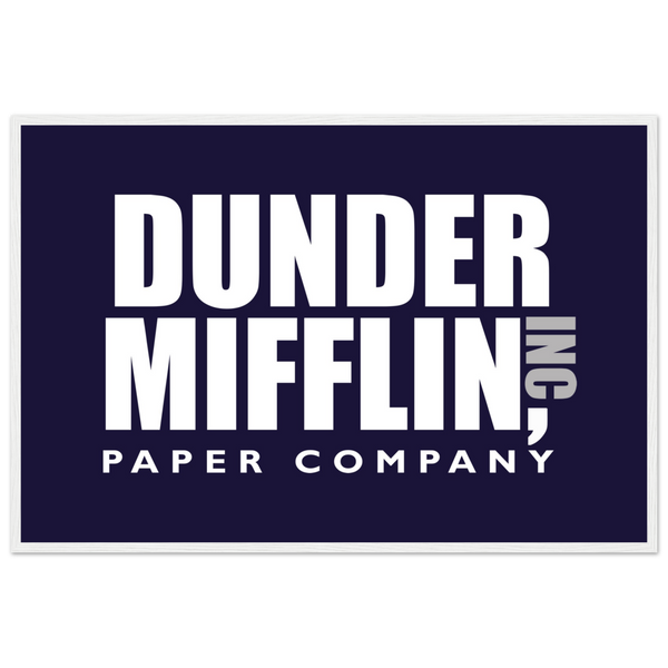 Dunder Mifflin Paper Company Inc from The Office Poster - Matte / 24 x 36″ (60 90cm) White