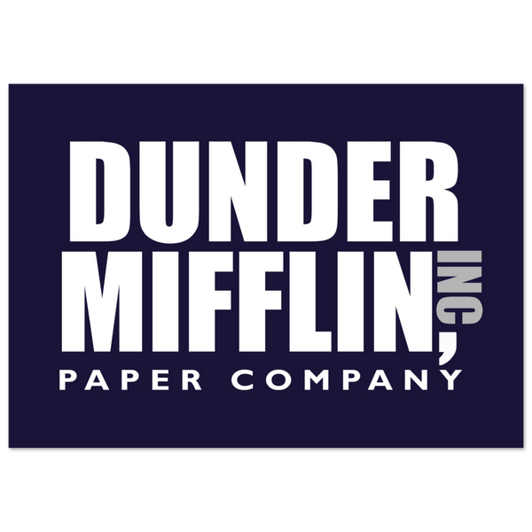 Dunder Mifflin Paper Company Inc from The Office Poster - Matte / 8 x 12″ (21 29.7cm) None