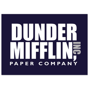 Dunder Mifflin Paper Company Inc from The Office Poster - Matte / 8 x 12″ (21 29.7cm) None