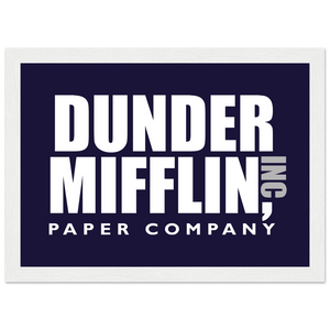 Dunder Mifflin Paper Company Inc from The Office Poster - Matte / 8 x 12″ (21 29.7cm) White