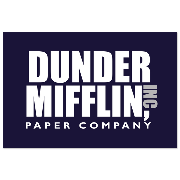 Dunder Mifflin Paper Company Inc from The Office Poster - Matte / 24 x 36″ (60 90cm) None