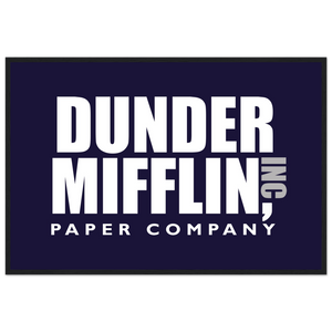 Dunder Mifflin Paper Company Inc from The Office Poster - Matte / 24 x 36″ (60 90cm) Black