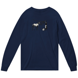 Banksy Zebra Stripes Artwork Long Sleeve Shirt