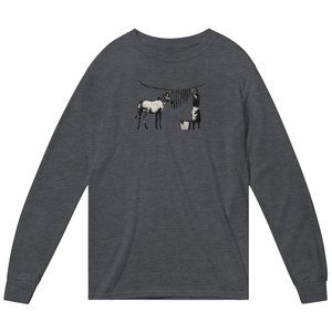 Banksy Zebra Stripes Artwork Long Sleeve Shirt - Art-O-Rama Shop