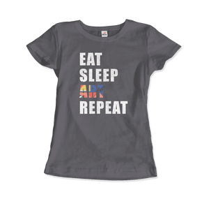 Eat, Sleep, Art, Repeat Distressed Design T-Shirt - Art-O-Rama Shop