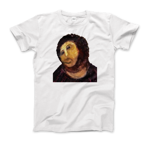 Ecce Homo (Behold the Monkey - Ecce Mono) Art T-Shirt - Men (Unisex) / White / S - T-Shirt