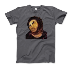 Ecce Homo (Behold the Monkey - Ecce Mono) Art T-Shirt - Men (Unisex) / Charcoal / S - T-Shirt