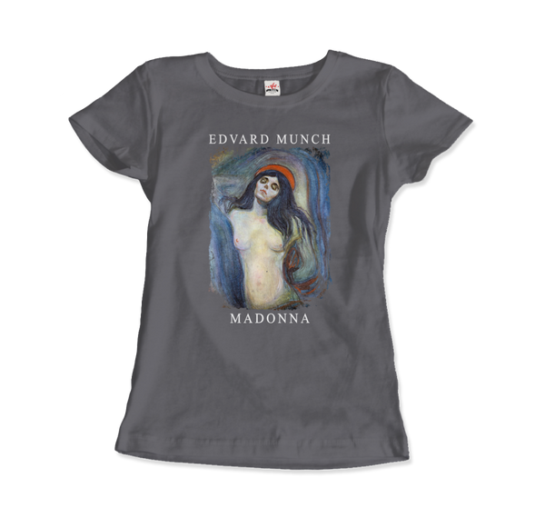 Edvard Munch - Madonna 1894 Artwork T - Shirt Women / Charcoal S